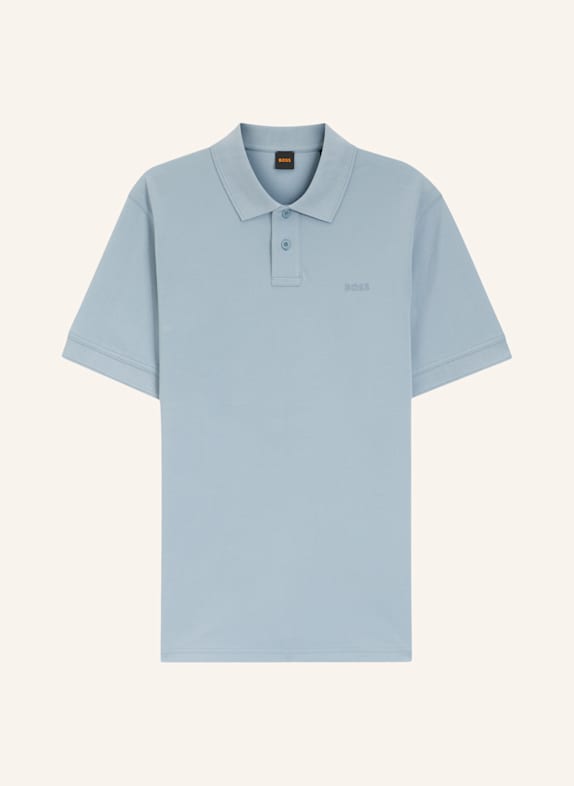 BOSS Piqué-Poloshirt PRIME HELLBLAU