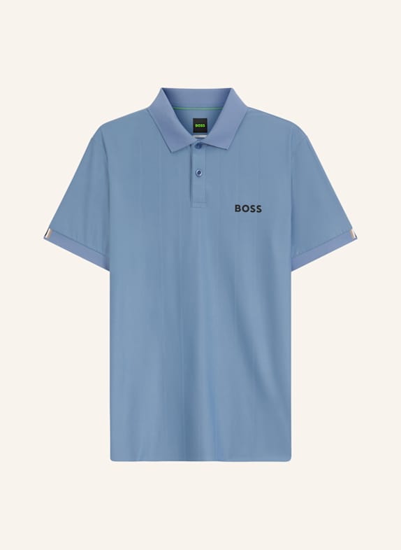 BOSS Polo PL_TOC SERVE 1 Slim Fit HELLBLAU