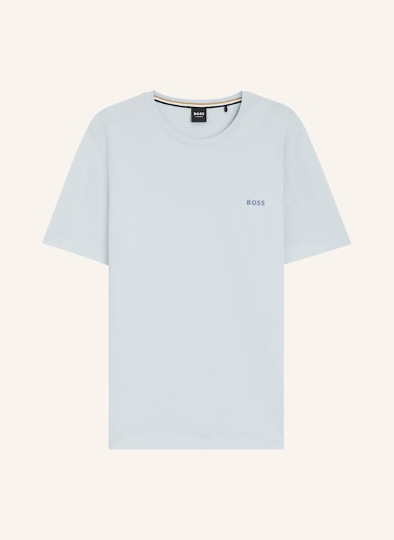 BOSS Loungewear Oberteil MIX&MATCH T-SHIRT R Regular Fit BLAU