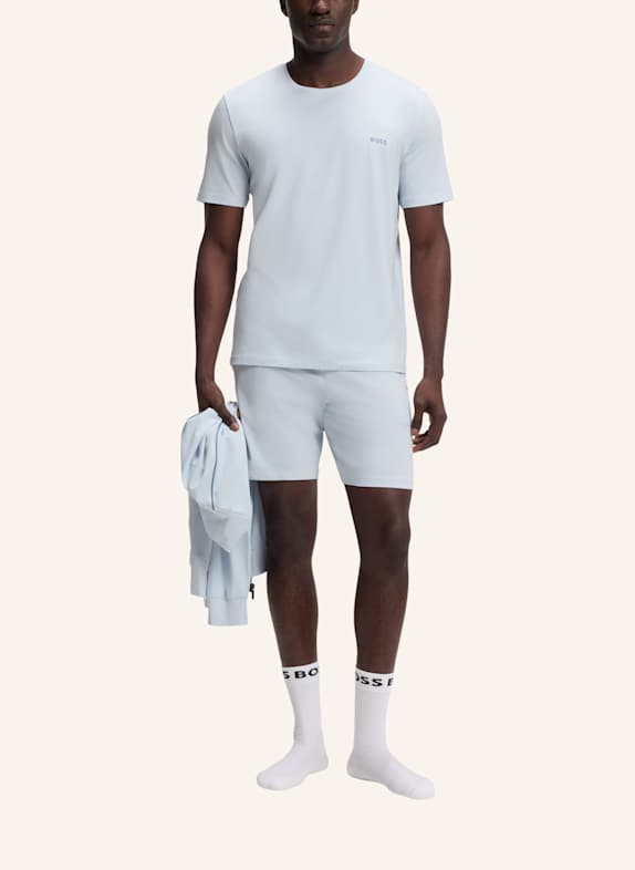 BOSS Loungewear Oberteil MIX&MATCH T-SHIRT R Regular Fit BLAU