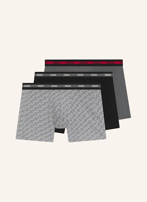 HUGO Boxershort BOXER BR PLANET DES BLAU