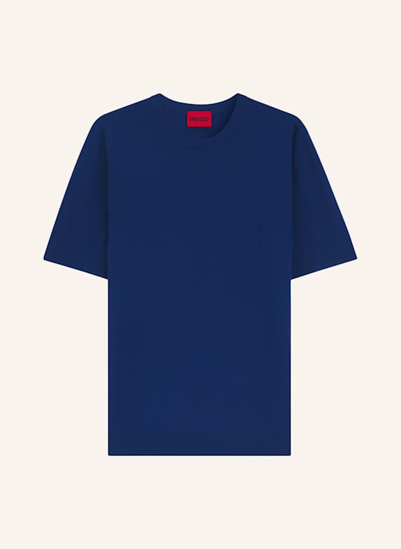 HUGO Pullover SAN CARL-CV Slim Fit BLAU