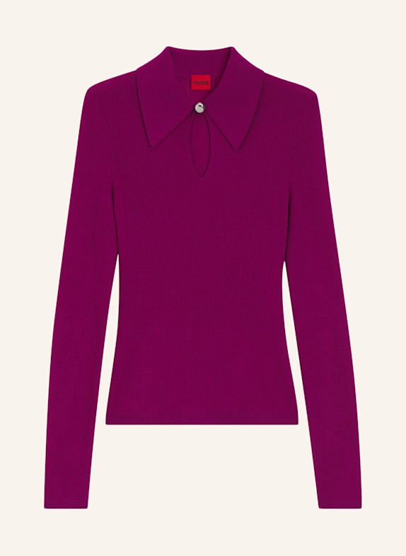 HUGO Pullover SDROPA Slim Fit PINK