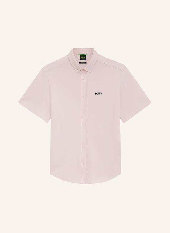 BOSS Kurzarm-Hemd ST_MOTION S Regular Fit aus Jersey ORANGE
