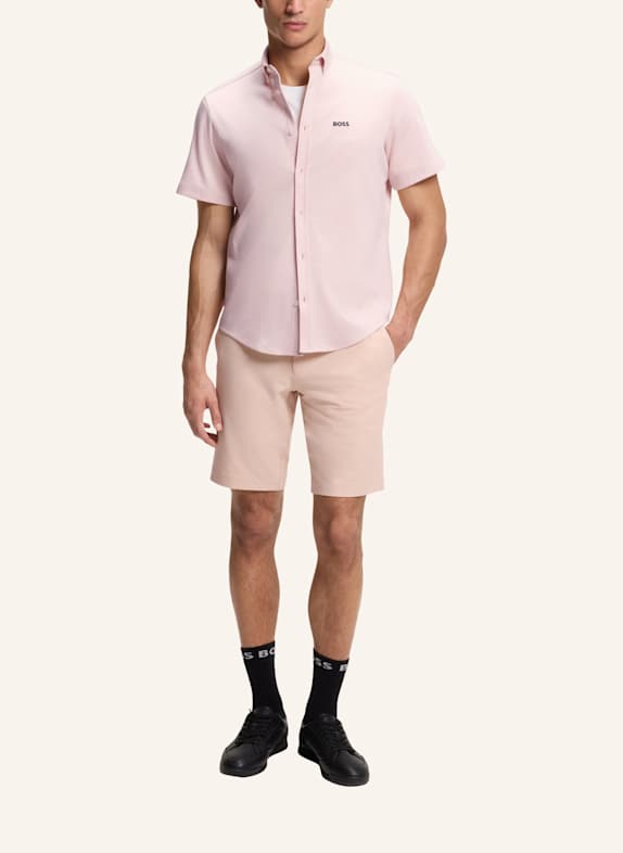 BOSS Kurzarm-Hemd ST_MOTION S Regular Fit aus Jersey HELLORANGE