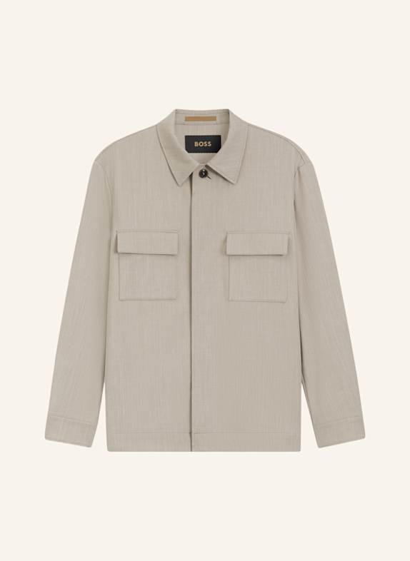 BOSS Sakko L-CORVIN-2FP-263 Relaxed Fit BEIGE