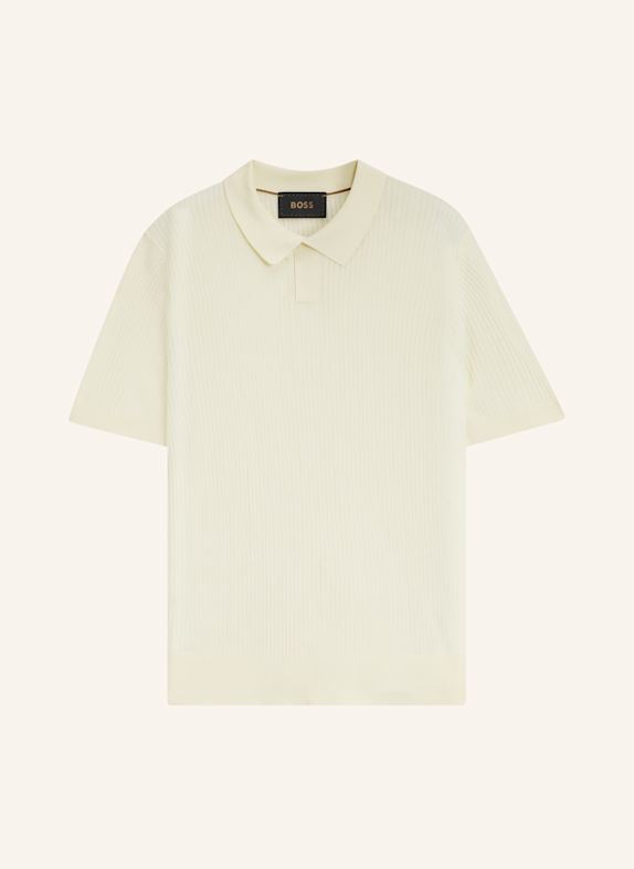 BOSS Pullover L-LAGONE Regular Fit HELLGELB