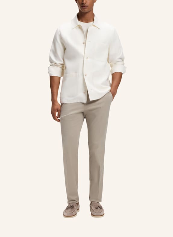 BOSS Businesshose H-GENIUS-DTL-WG-262F Slim Fit KHAKI