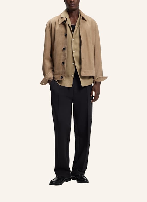 HUGO Resorthemd ESPINO Comfort Fit BEIGE
