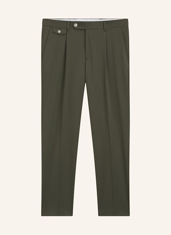 BOSS Formal Trousers H-PERIN-PL-DTL-263 Tapered Fit GRÜN