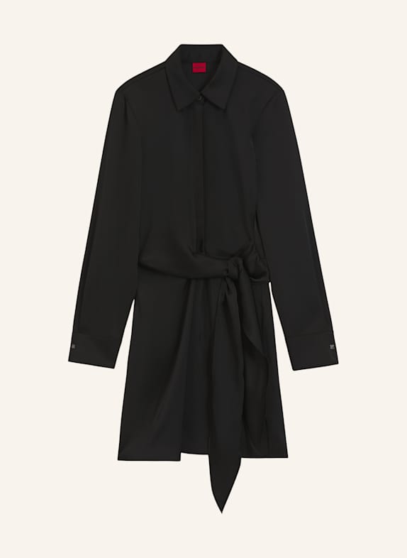HUGO Dress KILANDA Regular Fit SCHWARZ