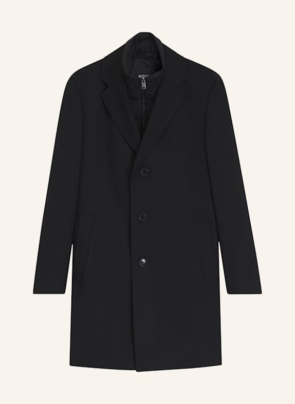 BOSS Coat H-HYDE-BIB-264 Slim Fit SCHWARZ