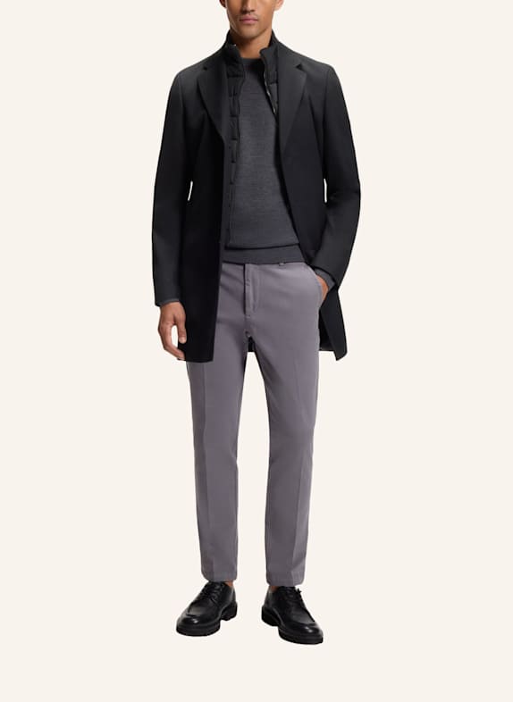 BOSS Mantel H-HYDE-BIB-264 Slim Fit SCHWARZ