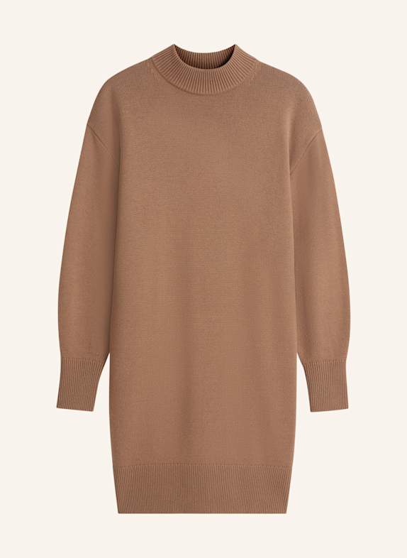 HUGO Knitted Dresses SORELLENY Oversize Fit BRAUN