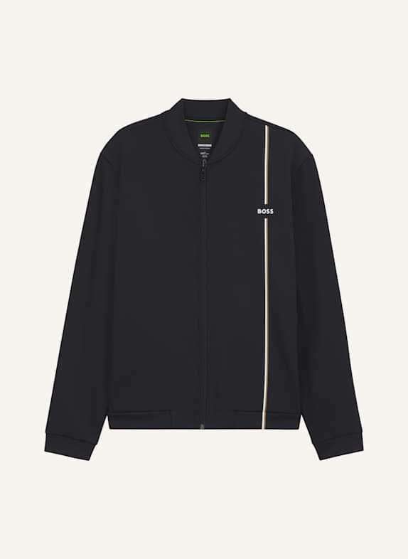 BOSS Sweatshirt SW_TOC GAME FZ Regular Fit DUNKELBLAU