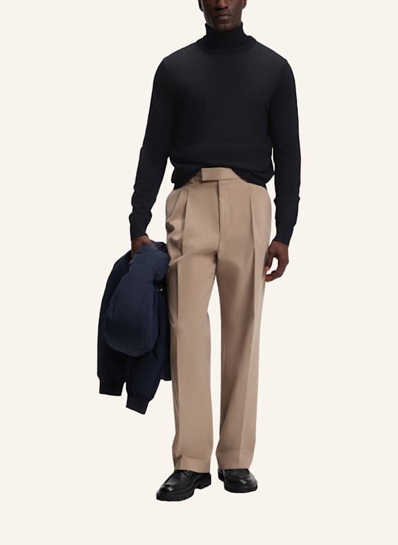 BOSS Pullover H-HINCLUSO_IN Regular Fit DUNKELBLAU