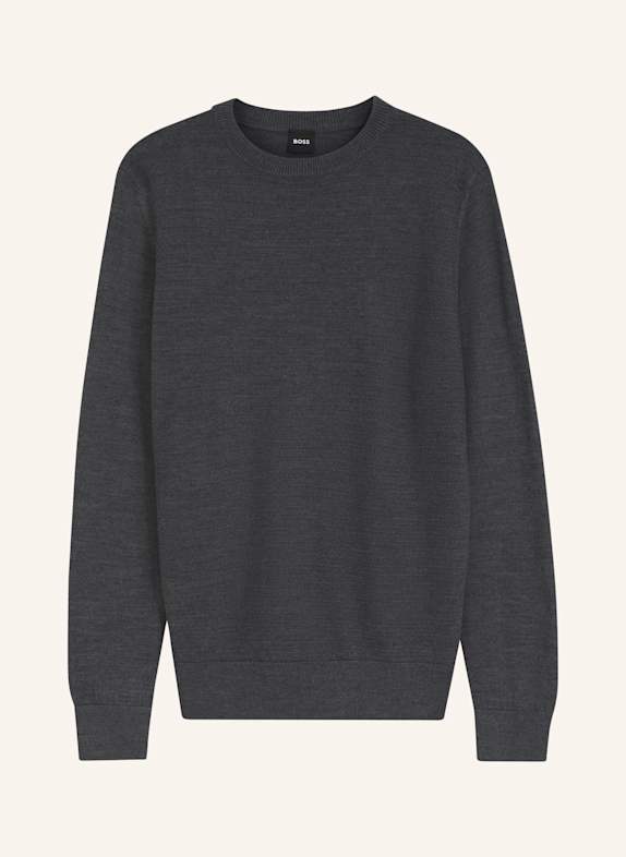 BOSS Pullover H-HINCLUSO_IN Regular Fit GRAU
