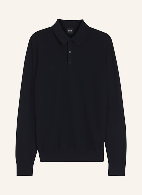 BOSS Sweater H-HINCOGNITO_IN Regular Fit DUNKELBLAU