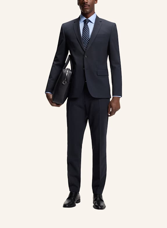 BOSS Anzug H-HUGE-2PCS-224 Slim Fit BLAU