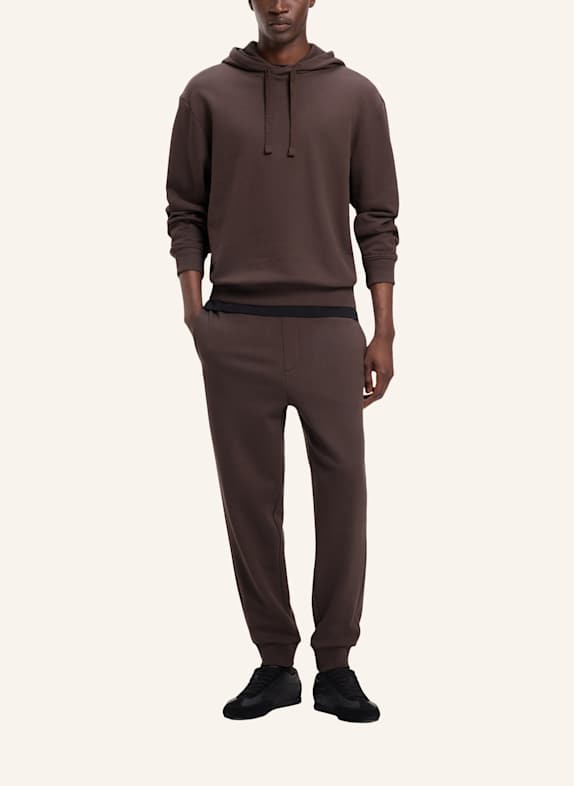 HUGO Sweatshirt TRACKSUIT_DAPODAYOTE Relaxed Fit BRAUN