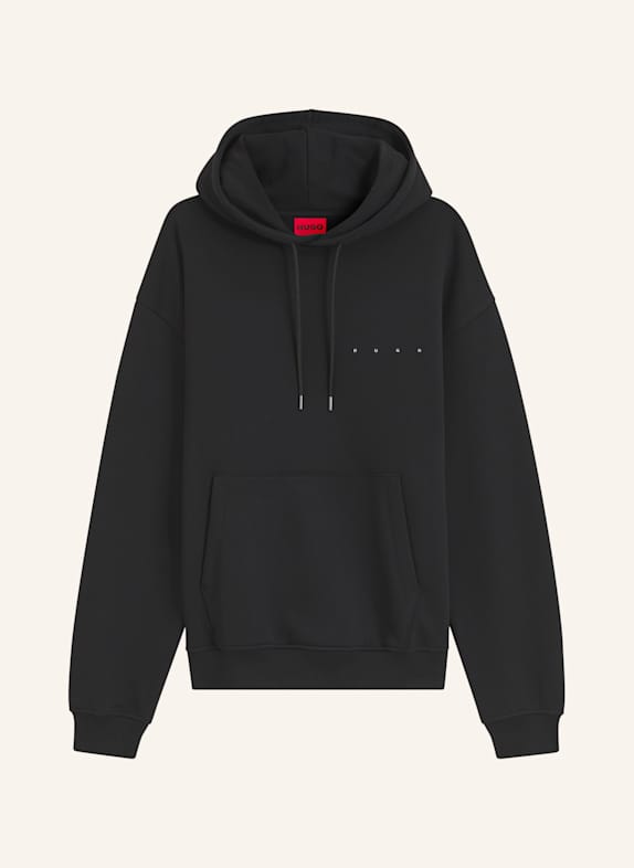 HUGO Sweatshirt DIKENHOOD Relaxed Fit SCHWARZ