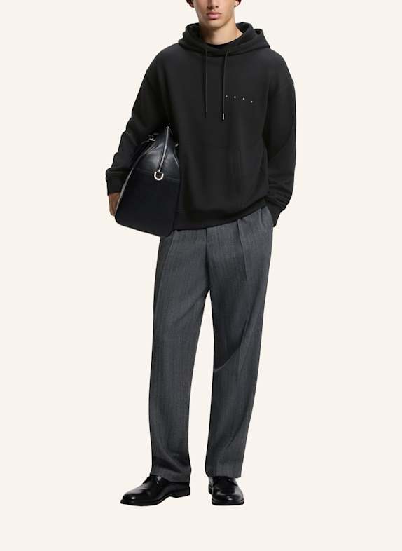 HUGO Sweatshirt DIKENHOOD Relaxed Fit SCHWARZ