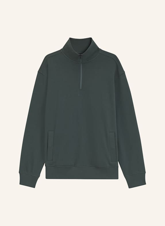 BOSS Sweatshirt ZE_SMALLZIP Relaxed Fit GRÜN