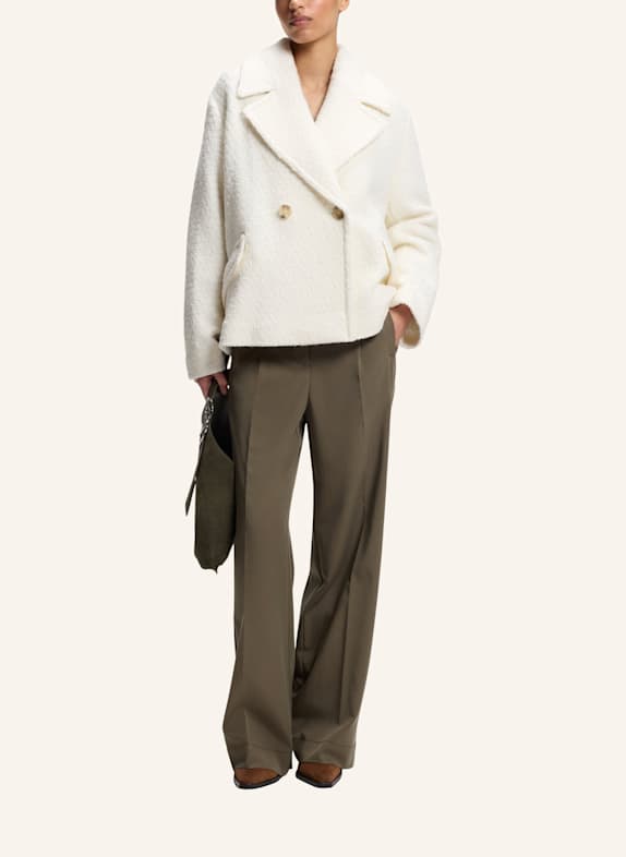 BOSS Mantel C_CABAN1 Relaxed Fit WEISS