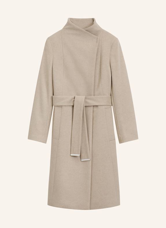 BOSS Wollmantel CALEGAN BEIGE