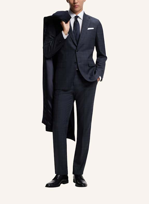 BOSS Anzug H-HUGE-2PCS-B1-263 Slim Fit DUNKELBLAU