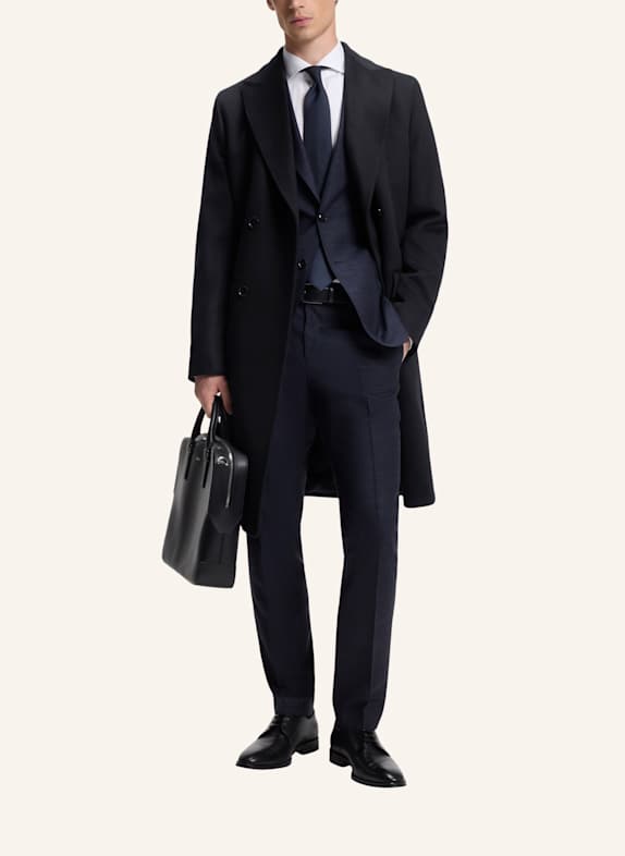 BOSS Mantel H-HYDE-DB-PEAK-234 Slim Fit DUNKELBLAU