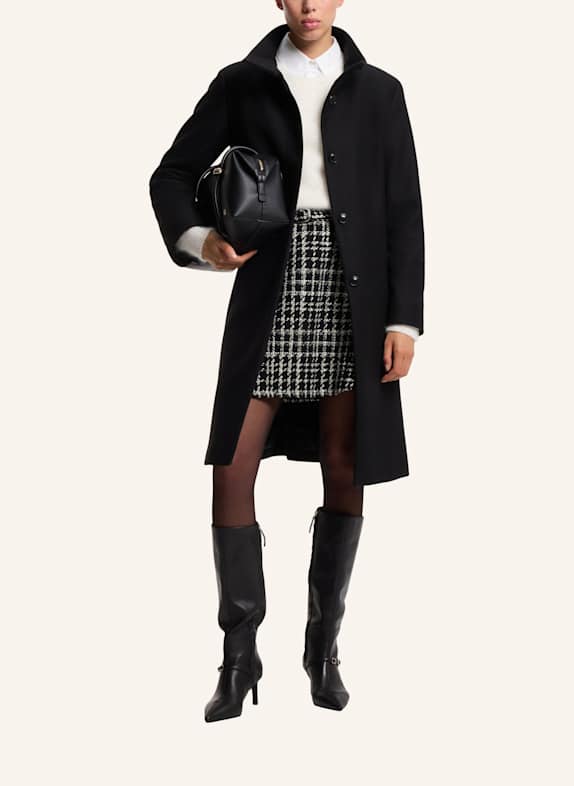 HUGO Mantel MUGO Regular Fit SCHWARZ