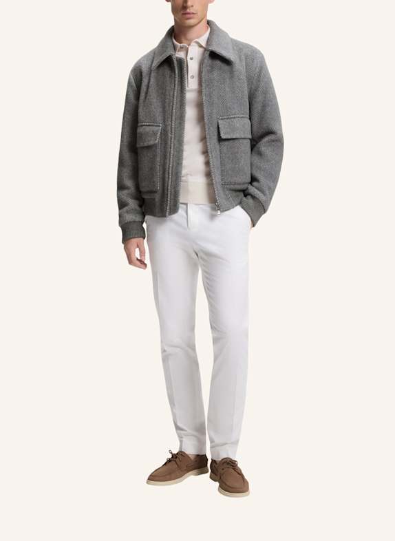 BOSS Mantel H-CHARLY-254 Relaxed Fit SILBER