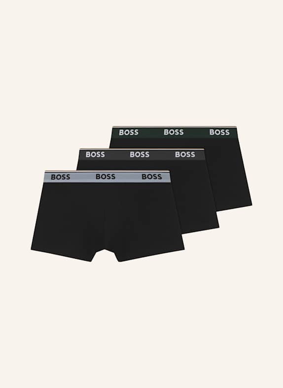 BOSS Boxer Short TRUNK 3P POWER WEISS