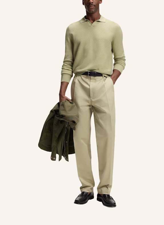 BOSS Pullover H-LOMARINO Regular Fit KHAKI