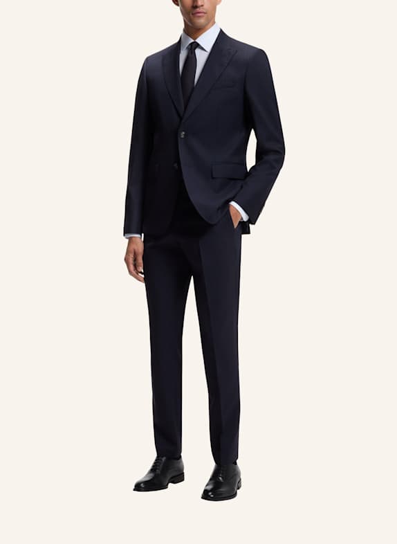 BOSS Anzug H-HUGE-2PCS-PEAK-263 Slim Fit DUNKELBLAU