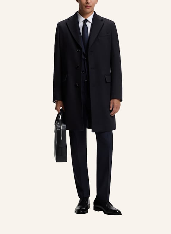 BOSS Mantel L-HAL-264 Regular Fit DUNKELBLAU