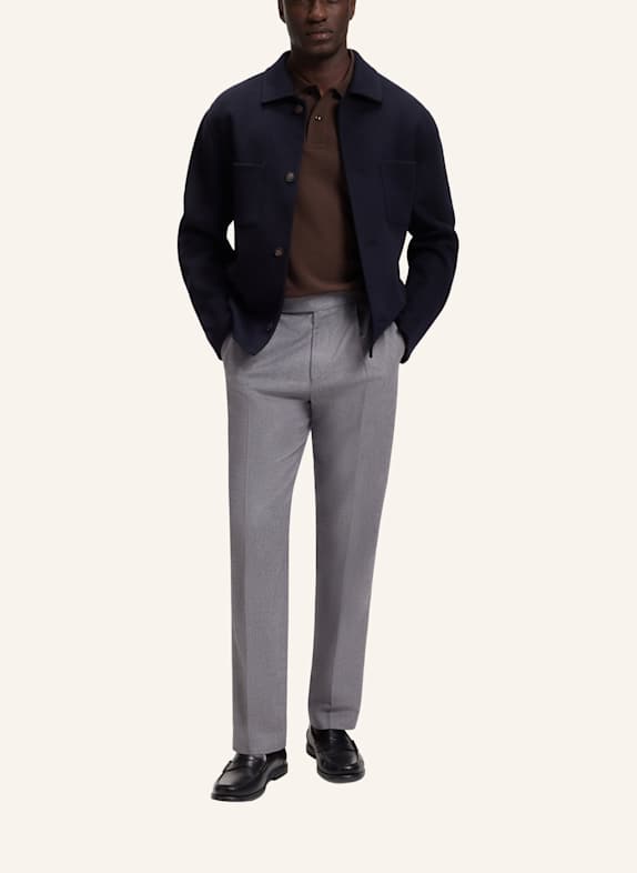 BOSS Piqué-Poloshirt PALLAS Regular Fit DUNKELBRAUN