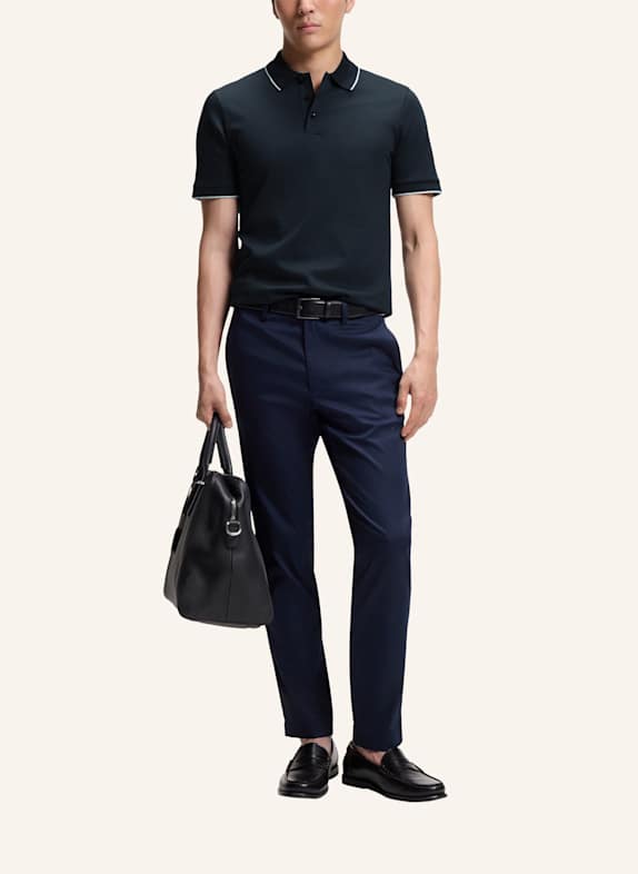 BOSS Polo H-PHILLIPSON 195 Slim Fit DUNKELBLAU