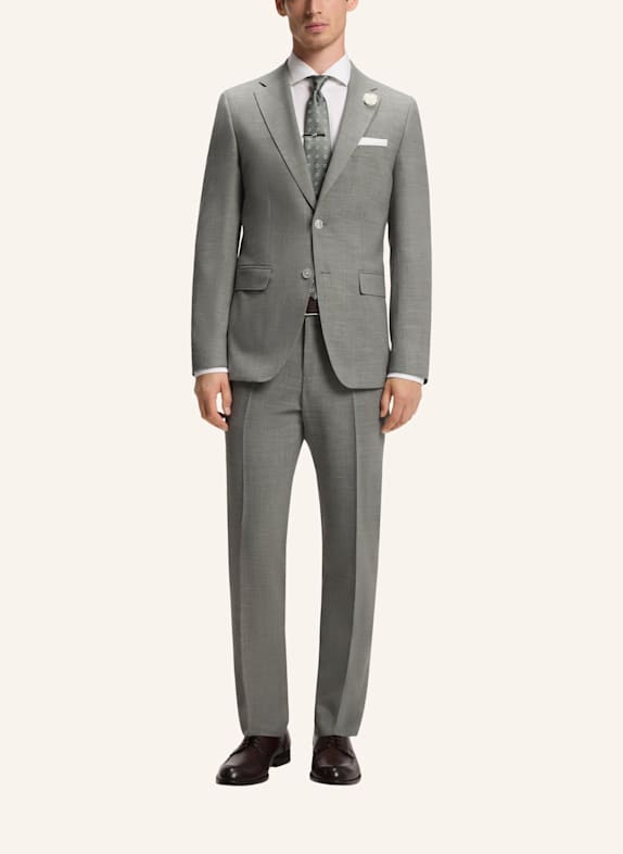 BOSS Anzughose H-GENIUS-263 Slim Fit HELLGRÜN