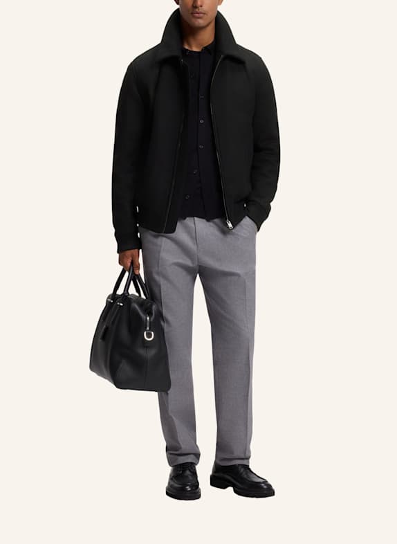 BOSS Mantel H-CHARLY-264 Relaxed Fit SCHWARZ