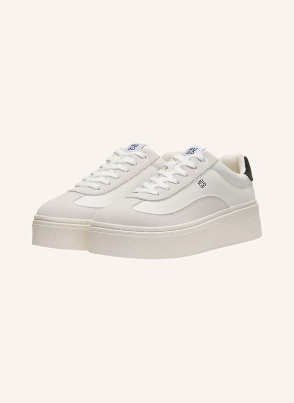 HUGO Sneaker LYZZPLT_TENN_SDPU WEISS