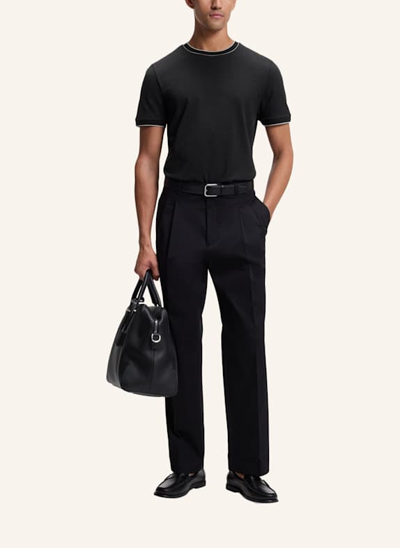BOSS T-Shirt H-THOMPSON 81 Regular Fit SCHWARZ