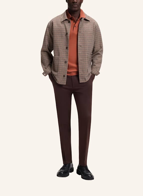 BOSS Polo C-PARRIS 01 Regular Fit DUNKELROT