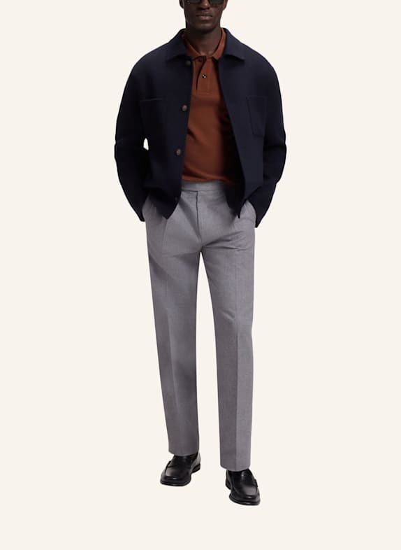 BOSS Piqué-Poloshirt PALLAS Regular Fit BRAUN