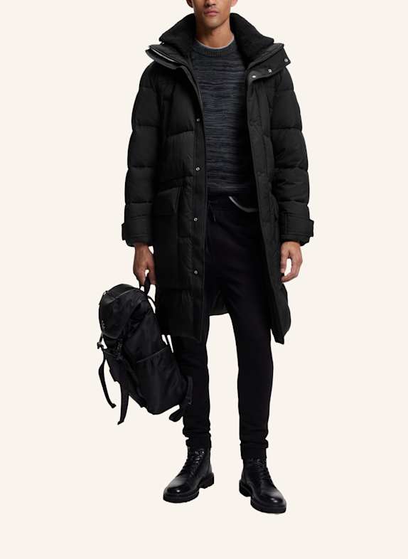 BOSS Jacke OGENGAR Oversize Fit SCHWARZ