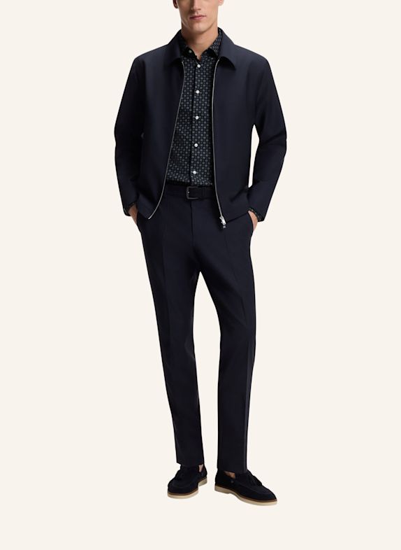 BOSS Hemd H-HANK-S-K-C1-263 Slim Fit DUNKELBLAU