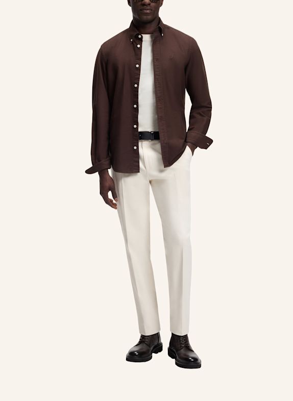 BOSS Hemd H-LIAM-BD-E-C1-263 Regular Fit DUNKELBRAUN