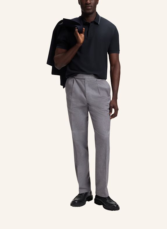 BOSS Polo H-PARRIS 18 Regular Fit DUNKELBLAU