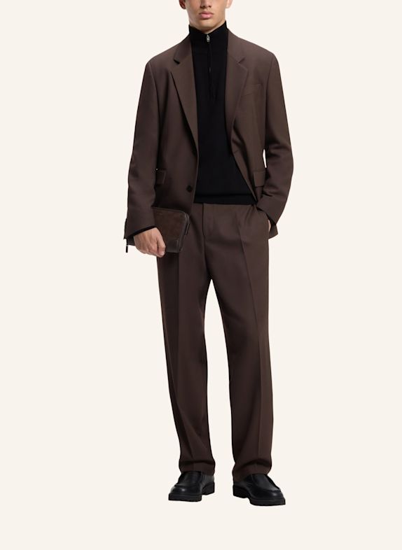 HUGO Strickjacke SAN QUINTUS-C2 Regular Fit SCHWARZ